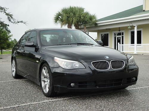 05 bmw 545i florida car great shape navigation sport pkg premium pkg