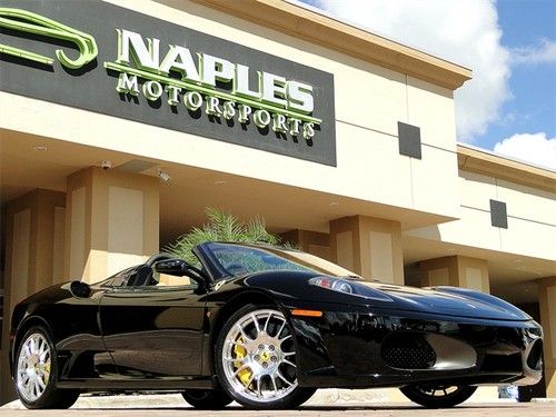 2008 ferrari 430 spider f1, ball polished 19" challenge wheels, shields, ipod