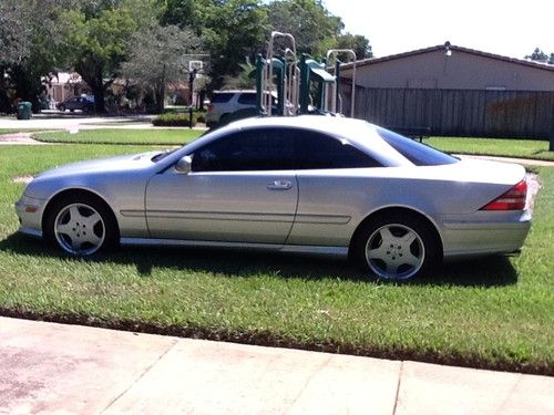 No reserve!!! 2001 mercedes-benz cl500 base coupe 2-door 5.0l