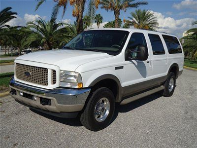 Eddie baurer leather 7.3 diesel 4x4 3rd row dvd rear ac xnice suv fl