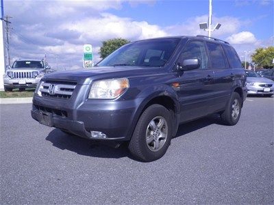 06 honda pilot ex-l dvd v6 leather 4wd no reserve