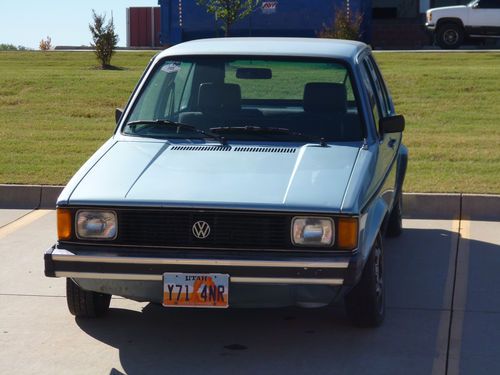 1984 vw rabbit 4 door 1.6l diesel na