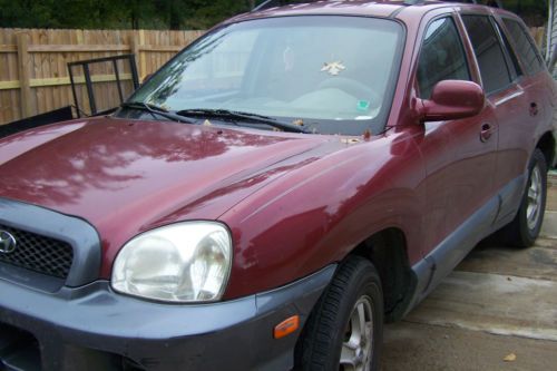 2004 hyundai santa fe parting out or whole car not running lots of  nice parts