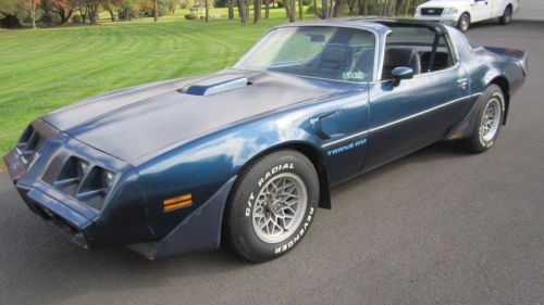 Purchase Used 1979 Pontiac Trans Am Nocturne Blue Ws6 Ws4 66 Many Options Survivor Classic In