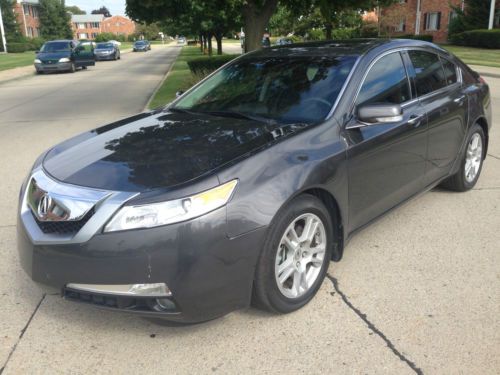 2009 acura tl_navigation_moon_push start_lthr_rebuilt salvage_no reserve !!!