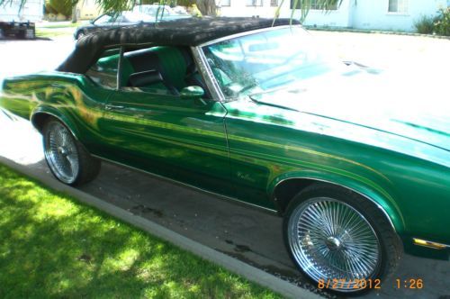 1972 oldsmobile cutlass convertible classic show car!