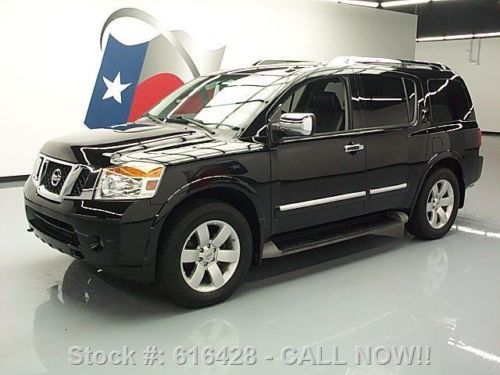 2010 nissan armada titanium leather rear cam 20&#039;s 46k texas direct auto