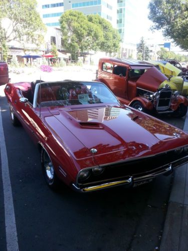 1970 dodge challenger r/t convertable 383 4 speed 39000 original miles