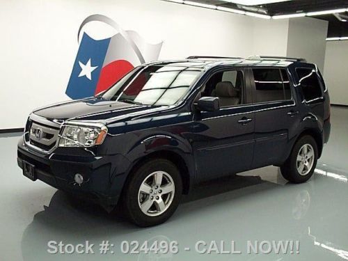 2011 honda pilot ex-l 8-pass sunroof htd leather 54k mi texas direct auto