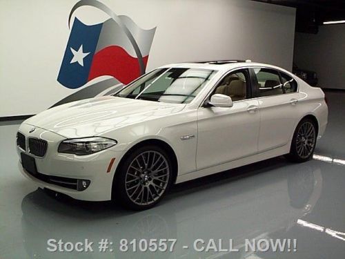 2012 bmw 535i sedan twin turbo sunroof nav rear cam 22k texas direct auto