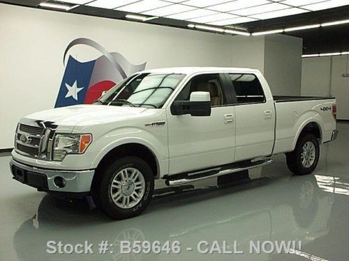 2010 ford f-150 lariat 4x4 crew rear cam vent seats 66k texas direct auto