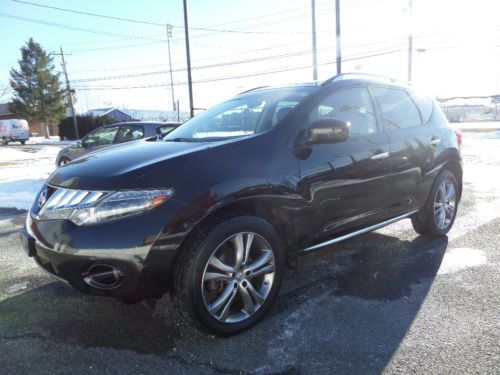 2009 nissan murano le awd, black/black, navi, as new! new trans, low reserve!
