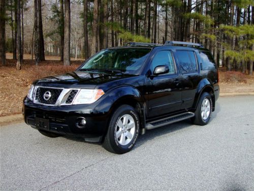 2011 nissan pathfinder sv 7 passenger back up camera dvd system 7in screen