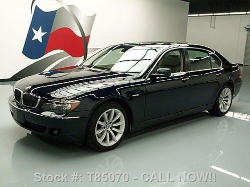 2008 bmw 750li sunroof htd leather nav 19&#034; wheels 41k texas direct auto