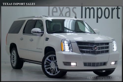 2012 escalade esv platinum 19k miles,rear entertainment,1.49% financing