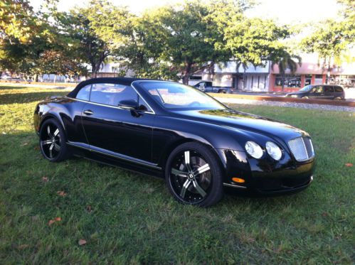 2007 bentley continental gtc convertible 2-door 6.0l