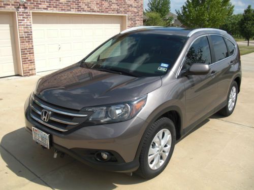 2012 honda cr-v ex-l sport utility 4-door 2.4l navagation dinghy towable