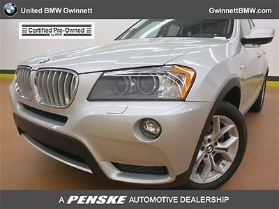 Xdrive35i low miles 4 dr suv automatic gasoline 3.0l straight 6 cyl titanium sil