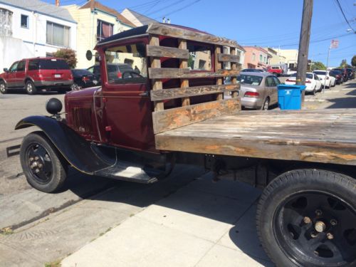 1930 Ford model aa flatbed #4