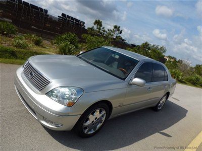 Clean carfax florida sunroof heated seats leather gargaged fully serviced ls450