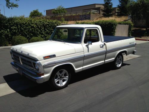 1972 ford f100 ranger short bed fleetside truck a/c  390 auto