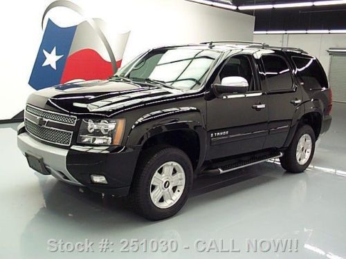 2008 chevy tahoe z71 sunroof htd leather nav dvd 71k mi texas direct auto