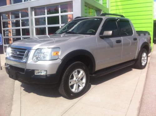 Silver 4x4 sport trac crew cab auto low miles 2 owner f150 truck