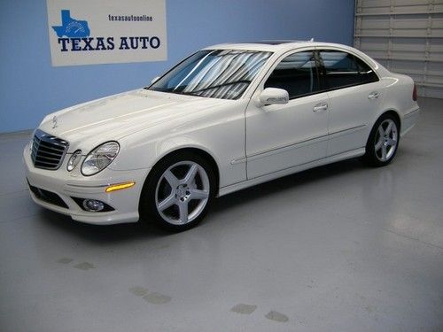 We finance!!!  2009 mercedes-benz e350 luxury auto roof nav amg rims sat 1 own