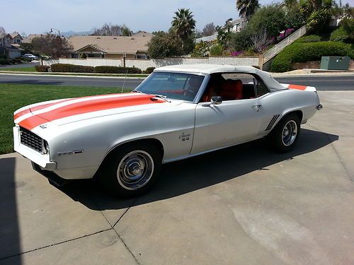 1969 camaro big block indy pace car z11 convertible 472  no reserve