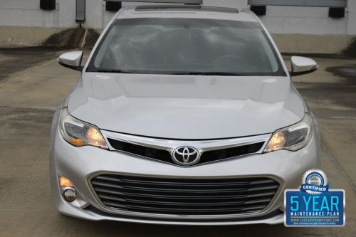 2014 toyota avalon xle edi lthr s/roof bk/cam htd sts new trade in