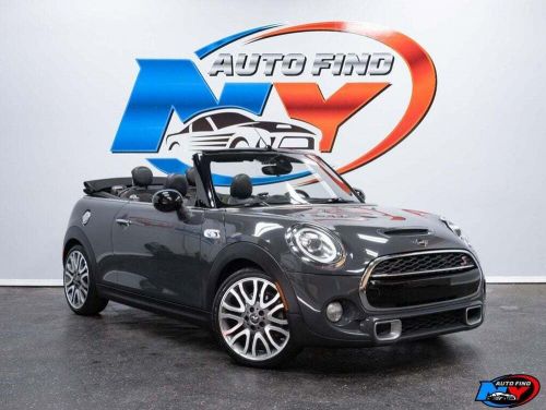 2019 mini cooper s clean carfax, iconic trim, navi, convertible, heat