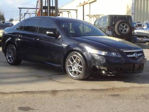 2007 acura tl type-s damaged salvage manual trans runs! loaded navigation l@@k!!