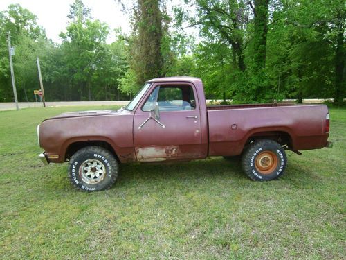 1977 dodge w100 power wagon truck factory big block 440 4x4 ac