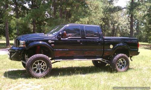 2005 ford f-250 super duty harley-davidson  crew cab pickup crewcab no reserve