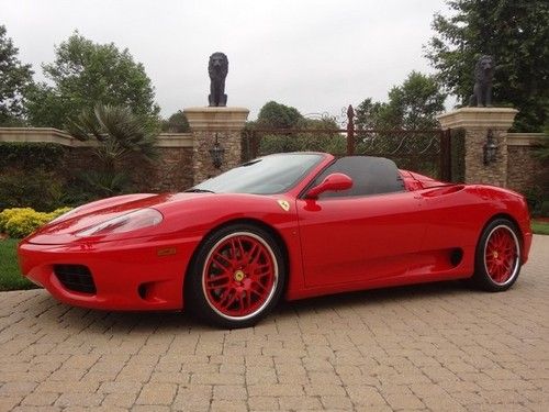 2003 ferrari 360 spider* f1 trans*