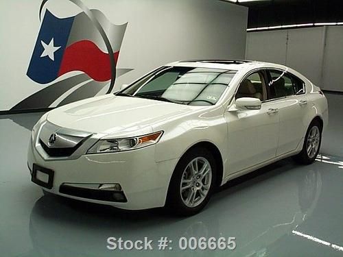 2010 acura tl tech pkg sunroof heated leather nav 23k texas direct auto