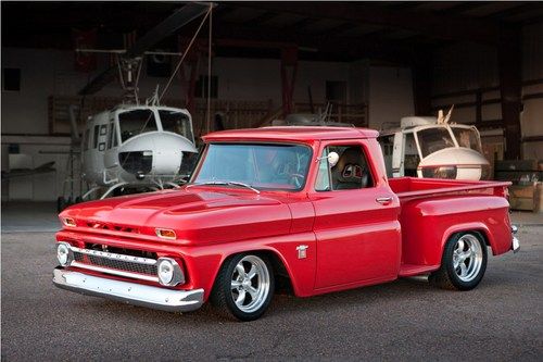 No bikini's on this hot 64' chevy c10 side step pickup?