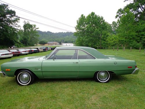 1976 dodge dart  green