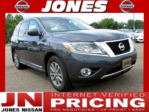 New 2014 nissan pathfinder 2wd sl premium package msrp $38745 dark slate