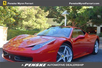 2013 ferrari 458 italia authorized dealer penske wynn ferrari 702-770-2000