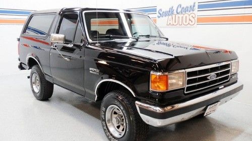 1990 ford bronco xlt 4x4 v8 power locks power windows air conditioning warranty