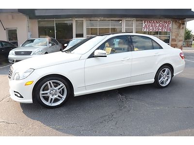 Mercedes e350 sport 2011 diamond white / tan lthr pano nav only 5k miles clean