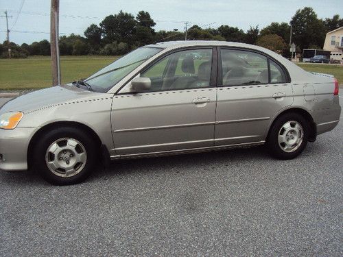 2003 honda civic hybrid sedan 4-door 1.3l no reserve