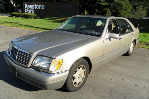 Buy used 1996 MERCEDES-BENZ S 500 (GOLD WITH TAN LEATHER) --NO RESERVE ...