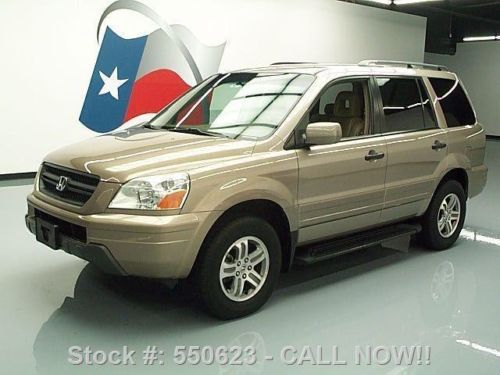 2004 honda pilot ex-l awd 8-pass htd leather 71k miles texas direct auto