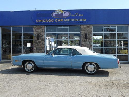 1975 cadillac eldorado convertible 2-door 8.2l