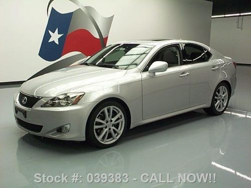 2007 lexus is250 climate seats sunroof paddle shift 70k texas direct auto