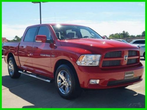 2012 dodge ram 500 crew cab sport 2wd 5.7l hemi, rr cam, 23k mi.,