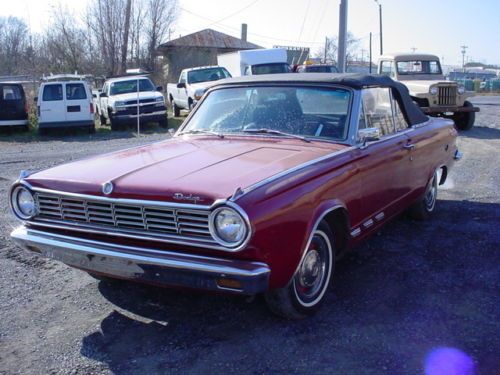 1965 dodge dart convertible 4 speed, slant 6 engine runs and drives good!