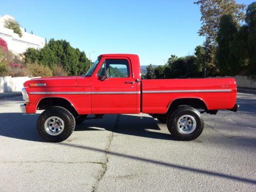 1972 ford f100 4x4 short box 460 v8 4-speed 4 inch lift 4-wheel drive shorty 72